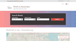 Desktop Screenshot of amsterdamhotele.com